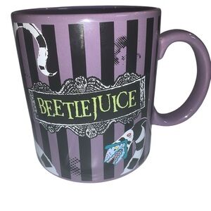 Beetlejuice Mug Featuring Sandworm Goth Spooky Tim Burton Mug 20 Oz. -New